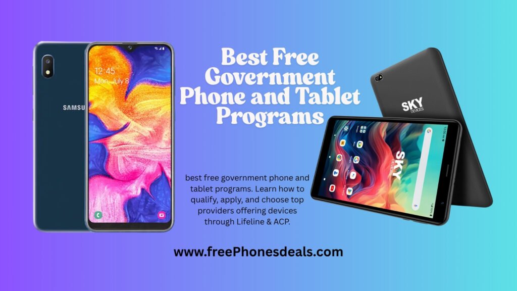 best free government phone and tablet